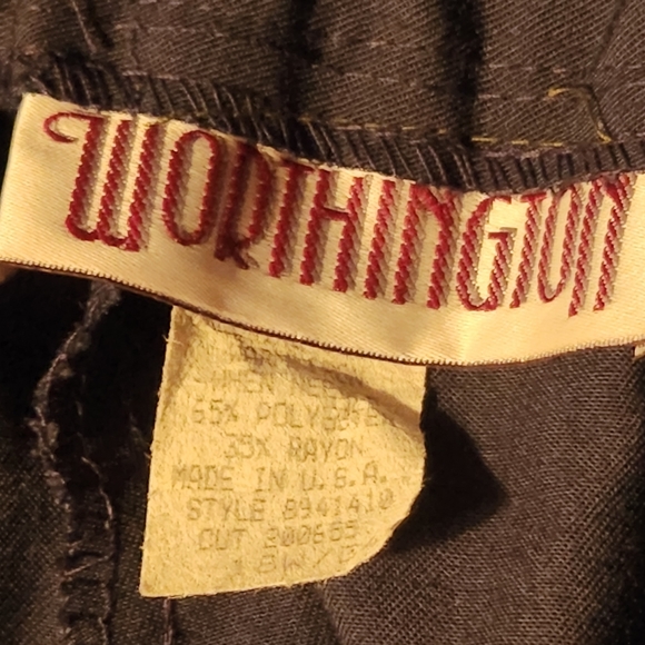 Worthington Plus Size Pleated Straight Leg Dress Pants Suitable For Work - Picture 8 of 11